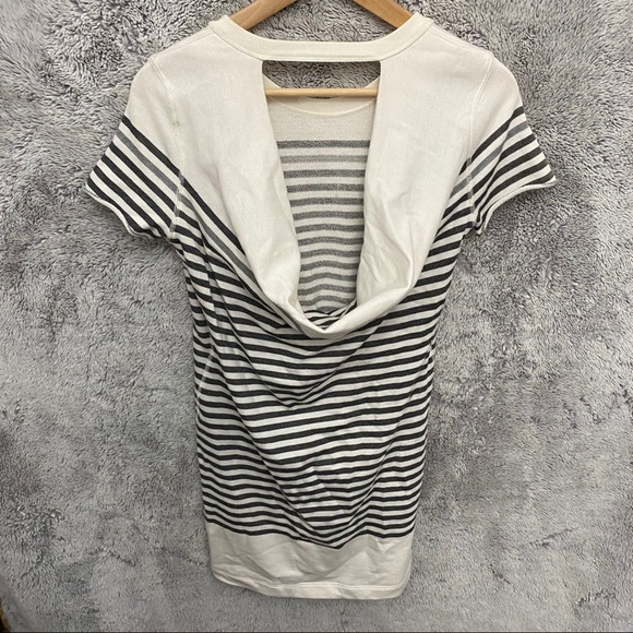 BCBG Maxazria  Sweatshirt Stripe Dress - Picture 4 of 6